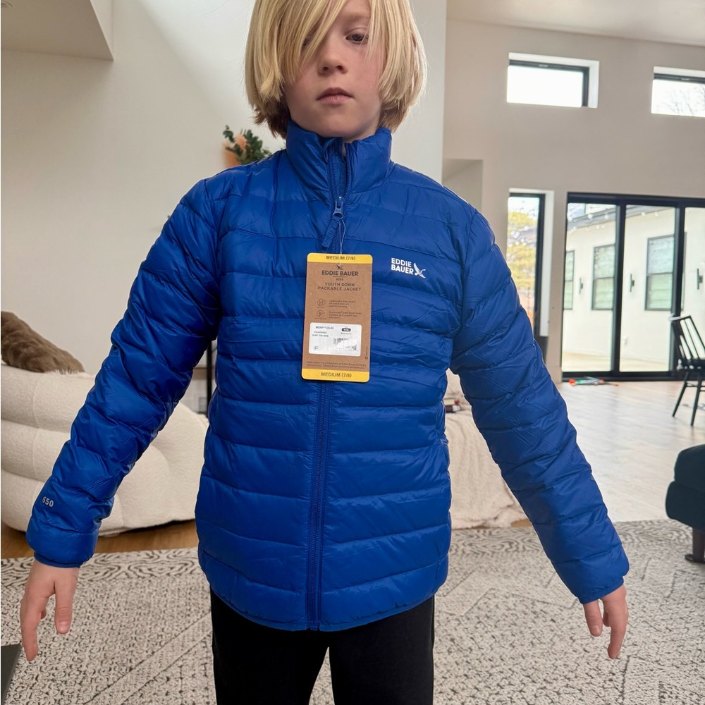 Eddie Bauer Packable down puffer jacket